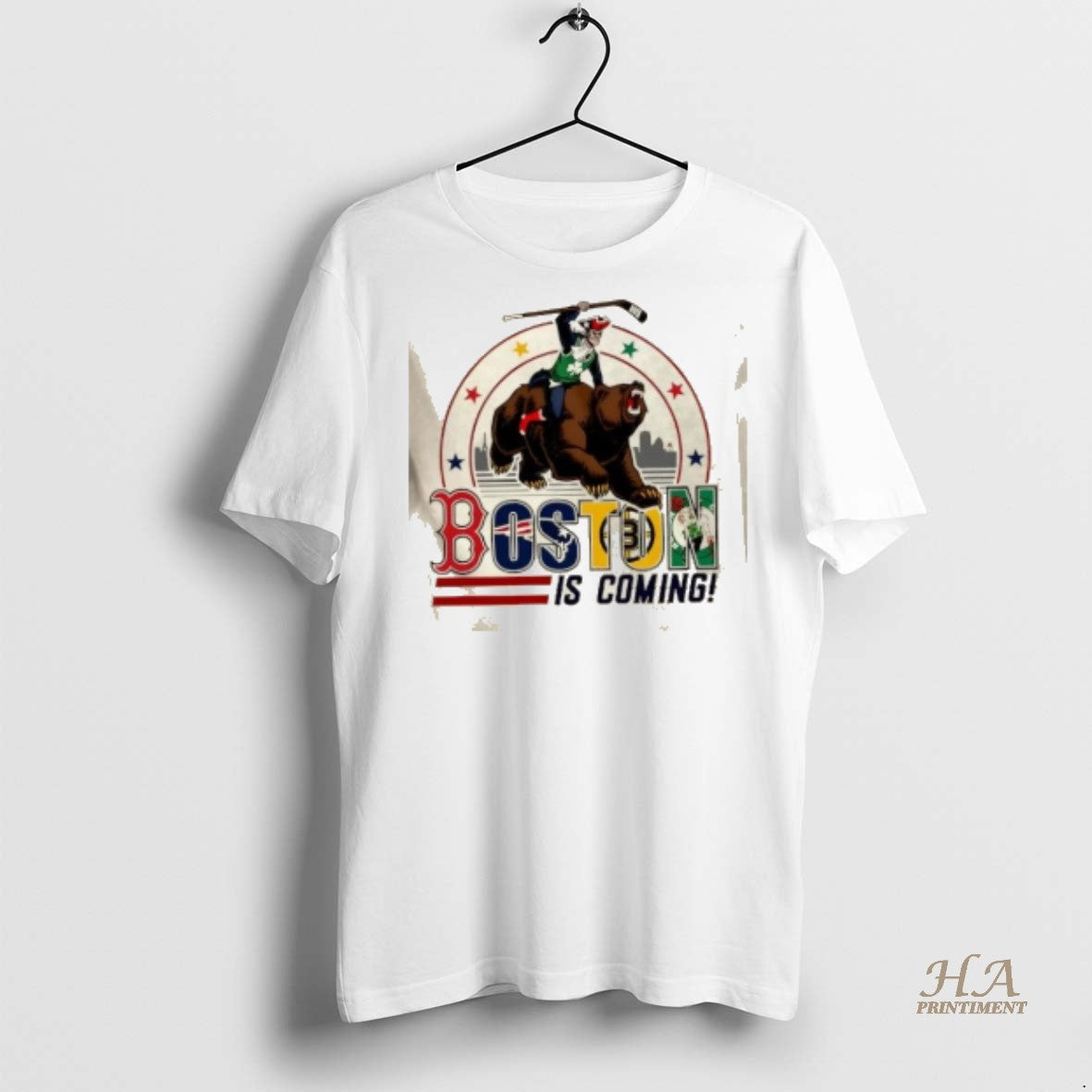 Official Boston Sports Is Coming Skyline Shirt