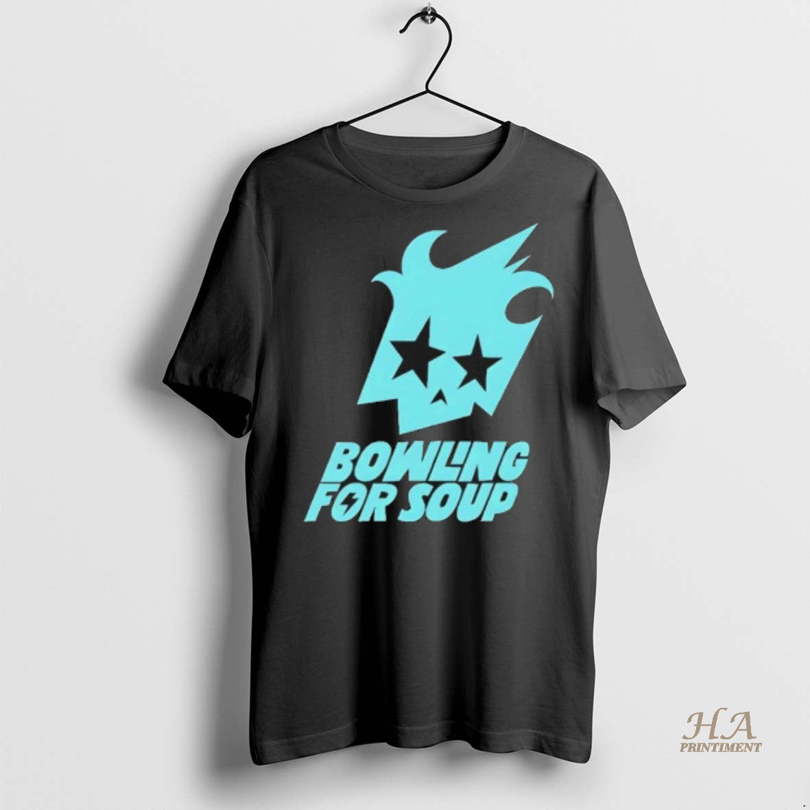 Official Bowling For Soup 2025 Logo Black Shirt