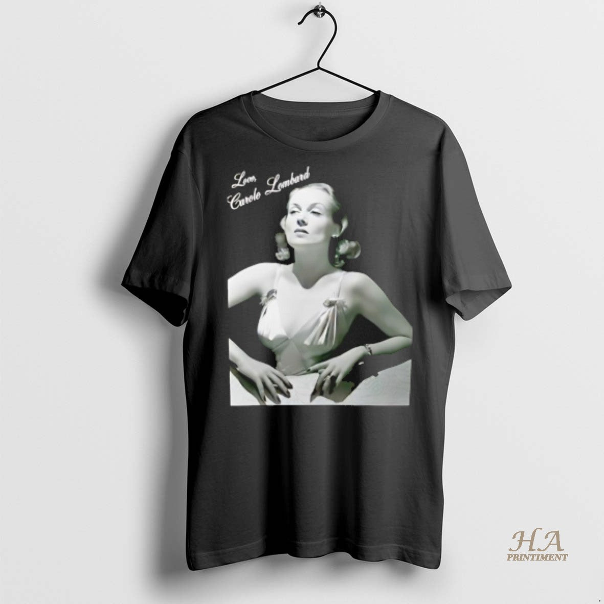 Official Carole Lombard Love Carole Lombard Photo Black Shirt