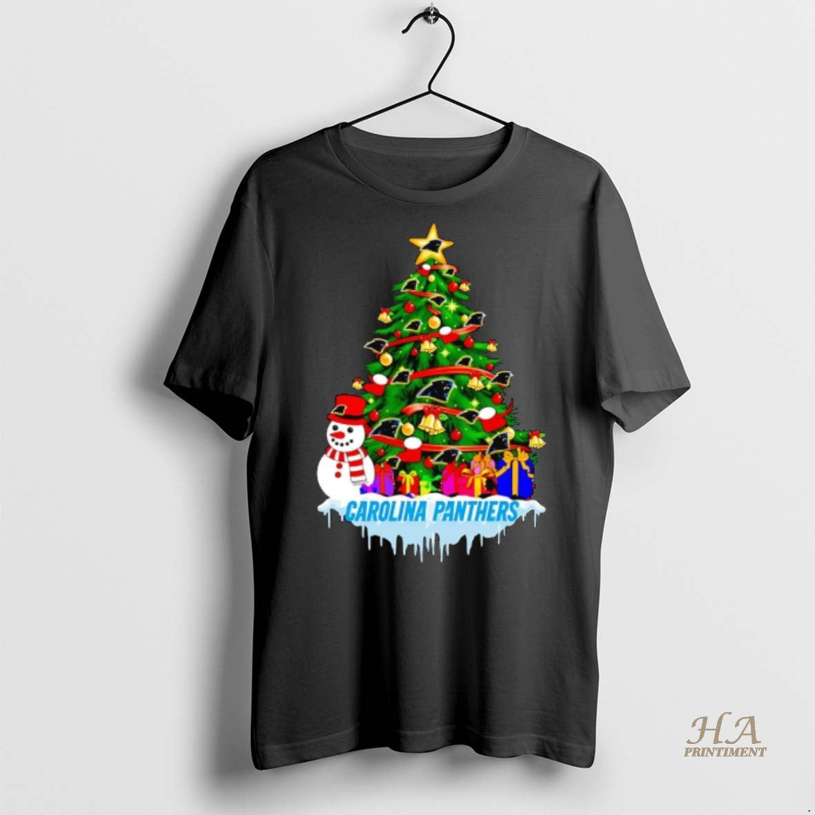 Official Carolina Panthers Merry Christmas Tree Shirt