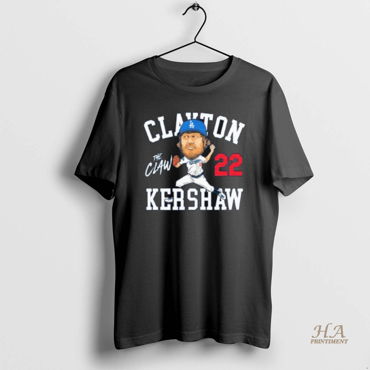 Official Clayton Kershaw Caricature 22 La Dodgers