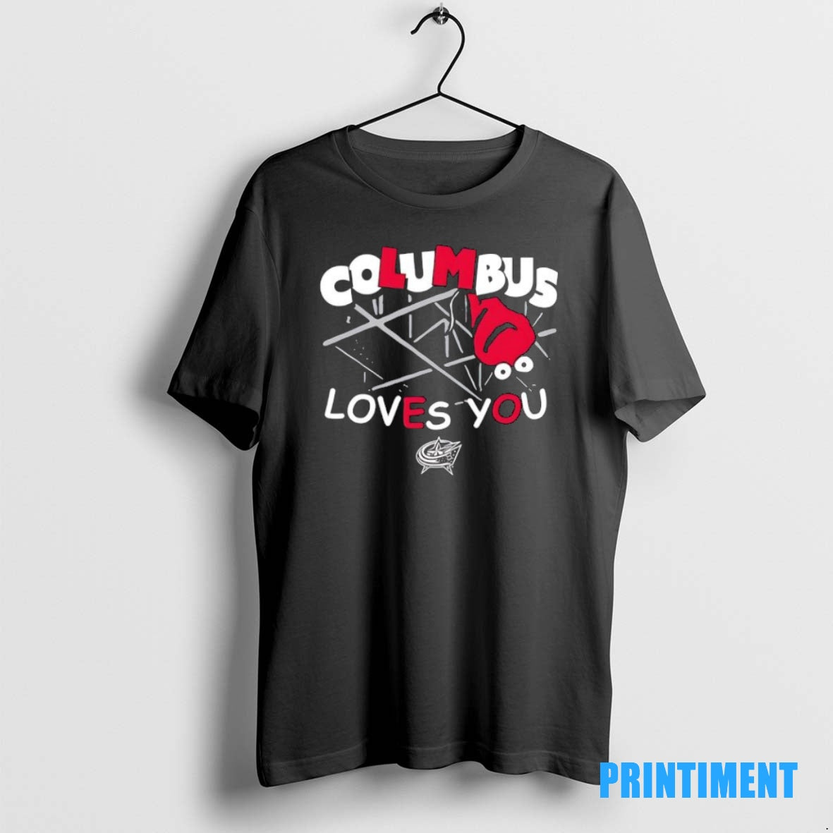 Official Columbus Loves You Graphic Tee Sweater