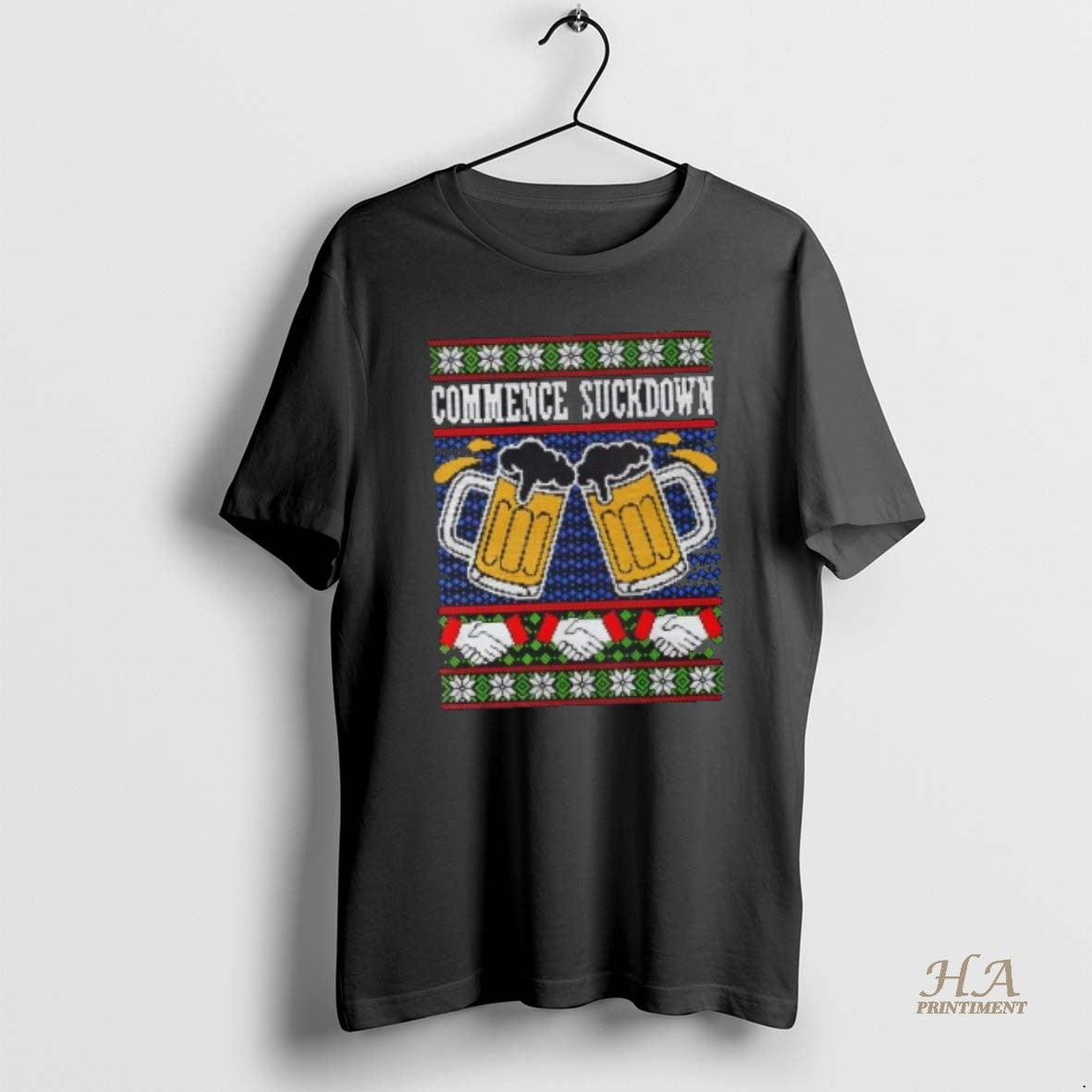 Official Commence Suckdown Tacky Beer Christmas
