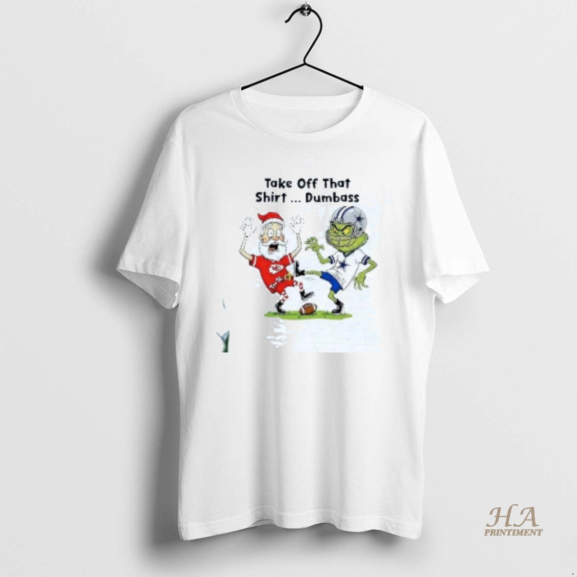 Official Dallas Cowboys Grinch Take Off That Dumbass Kc Chiefs Santa Shirt