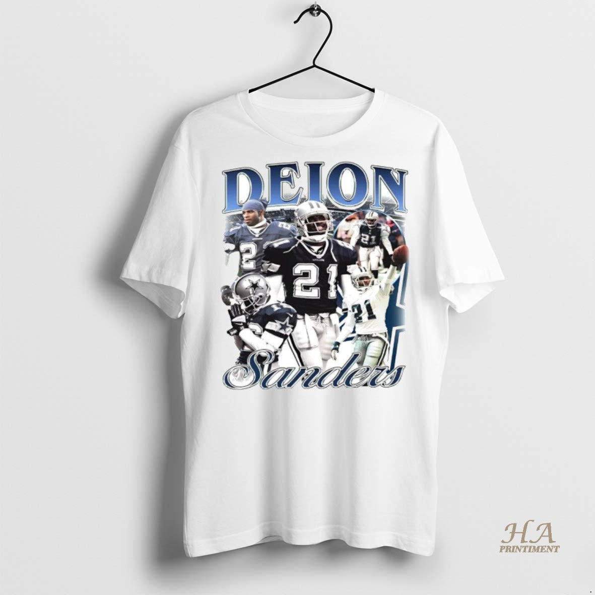 Official Deion Sanders Picture Collage Dallas Cowboys Shirt