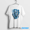 Official Detroit Football Lion Head Graphic Art Tee Sweater