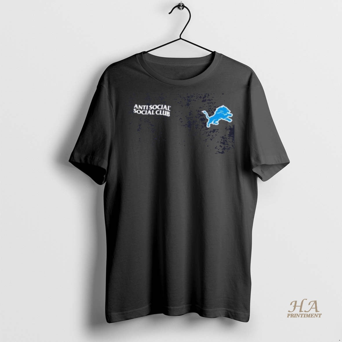 Official Detroit Lions Anti Social Social Club Shirt