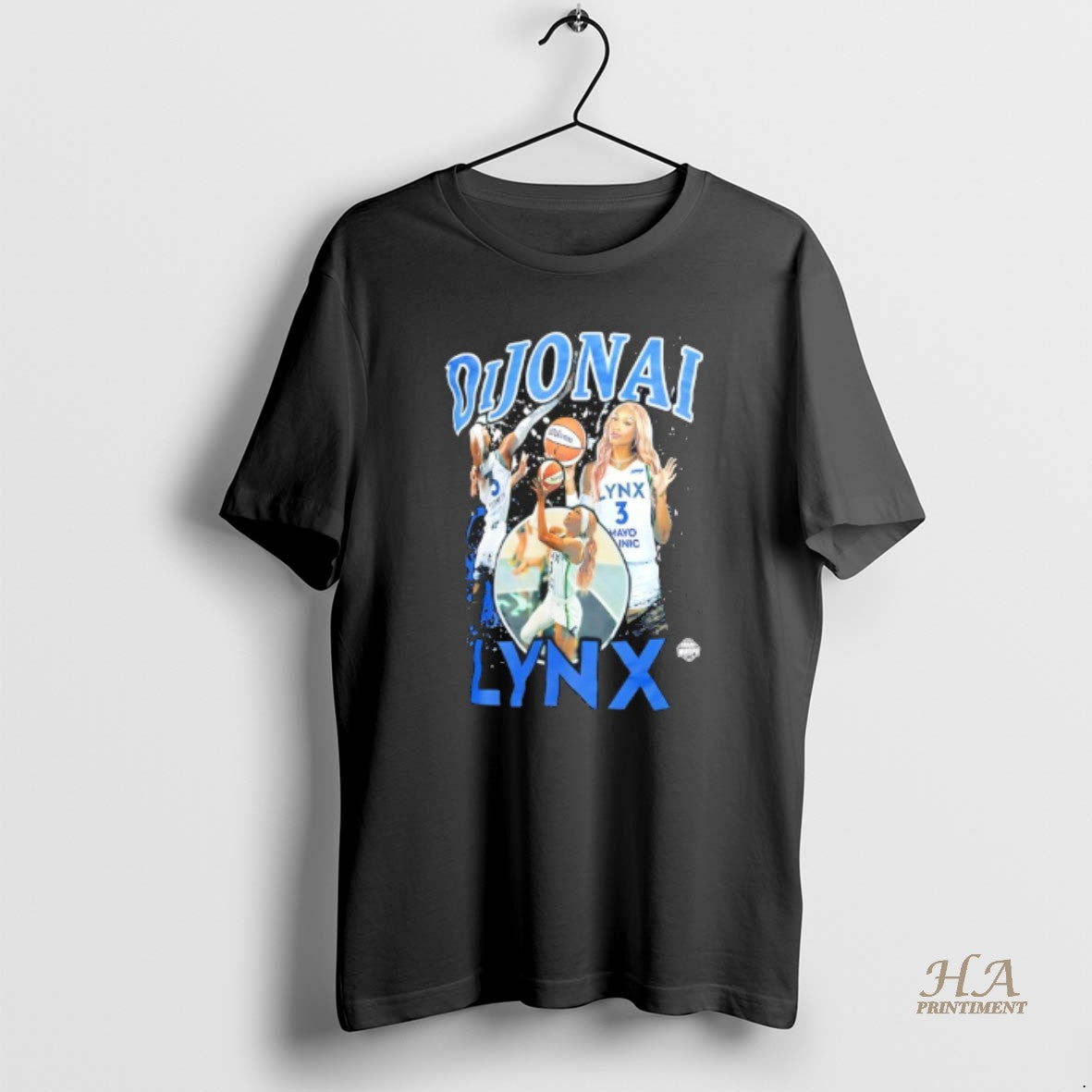 Official Dijonai Carrington Minnesota Lynx Wnba Crossroads 90s Bootleg