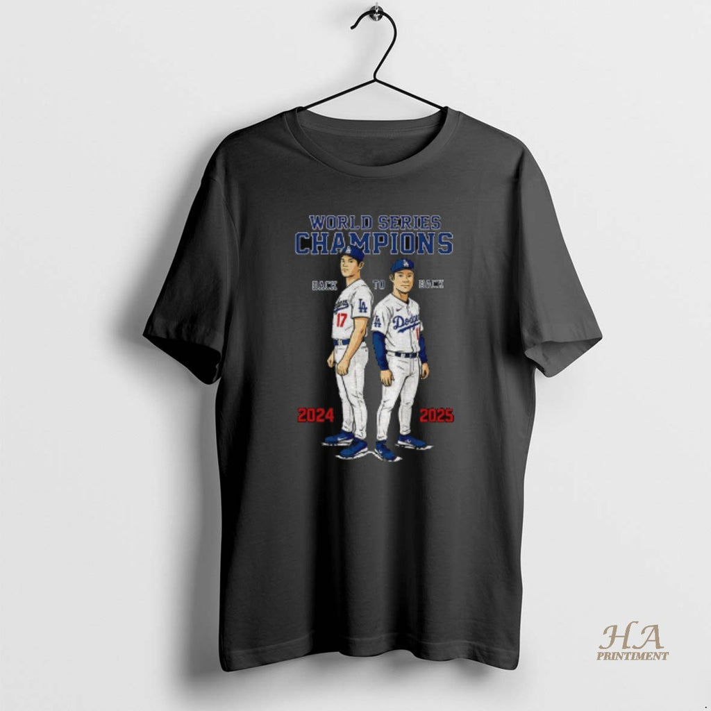 Official Dodgers Back To Back World Series Champions Ohtani And Yamamoto