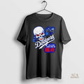 Official Dodgers Skull To Live And Die In Black
