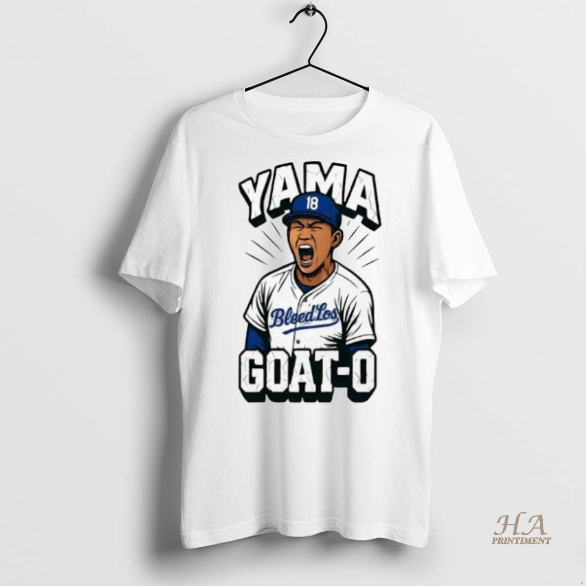 Official Dodgers Yoshinobu Yama Goat O Shirt