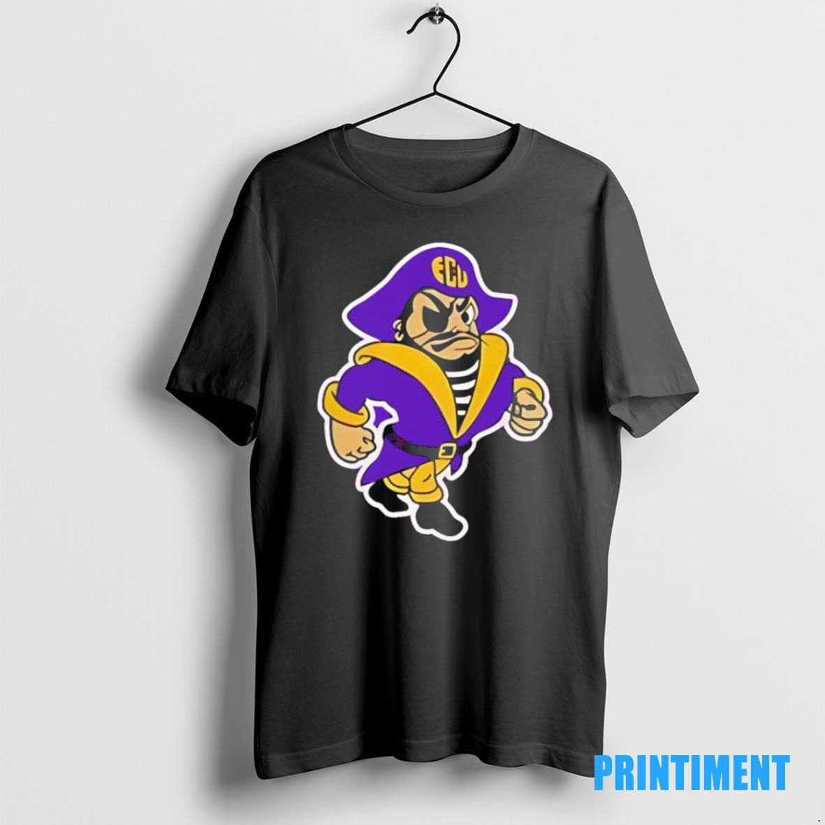 Official East Carolina Pirates Football Classic Homecoming 2025 Black Tee Sweater