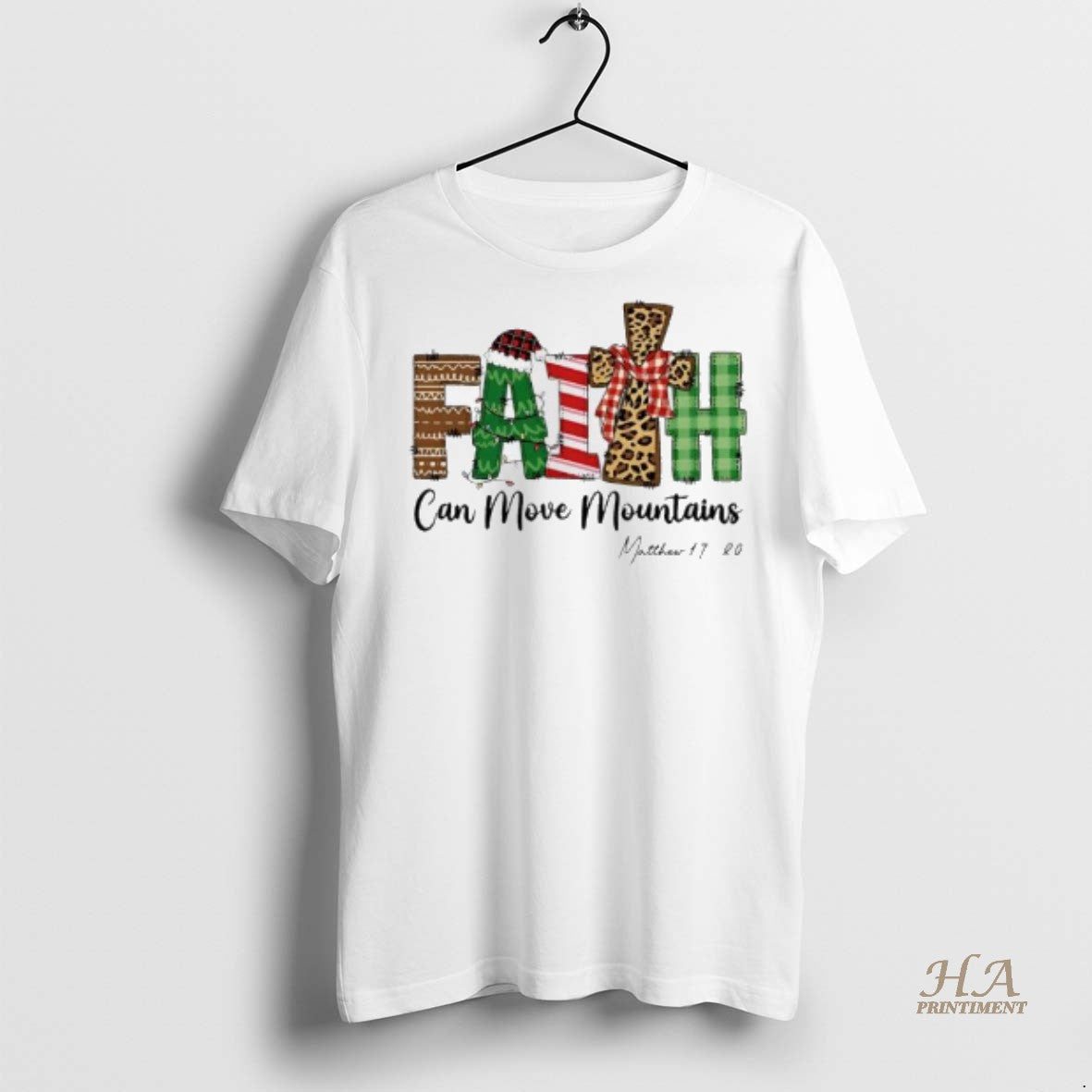 Official Faith Can Move Mountains Christmas Shirt