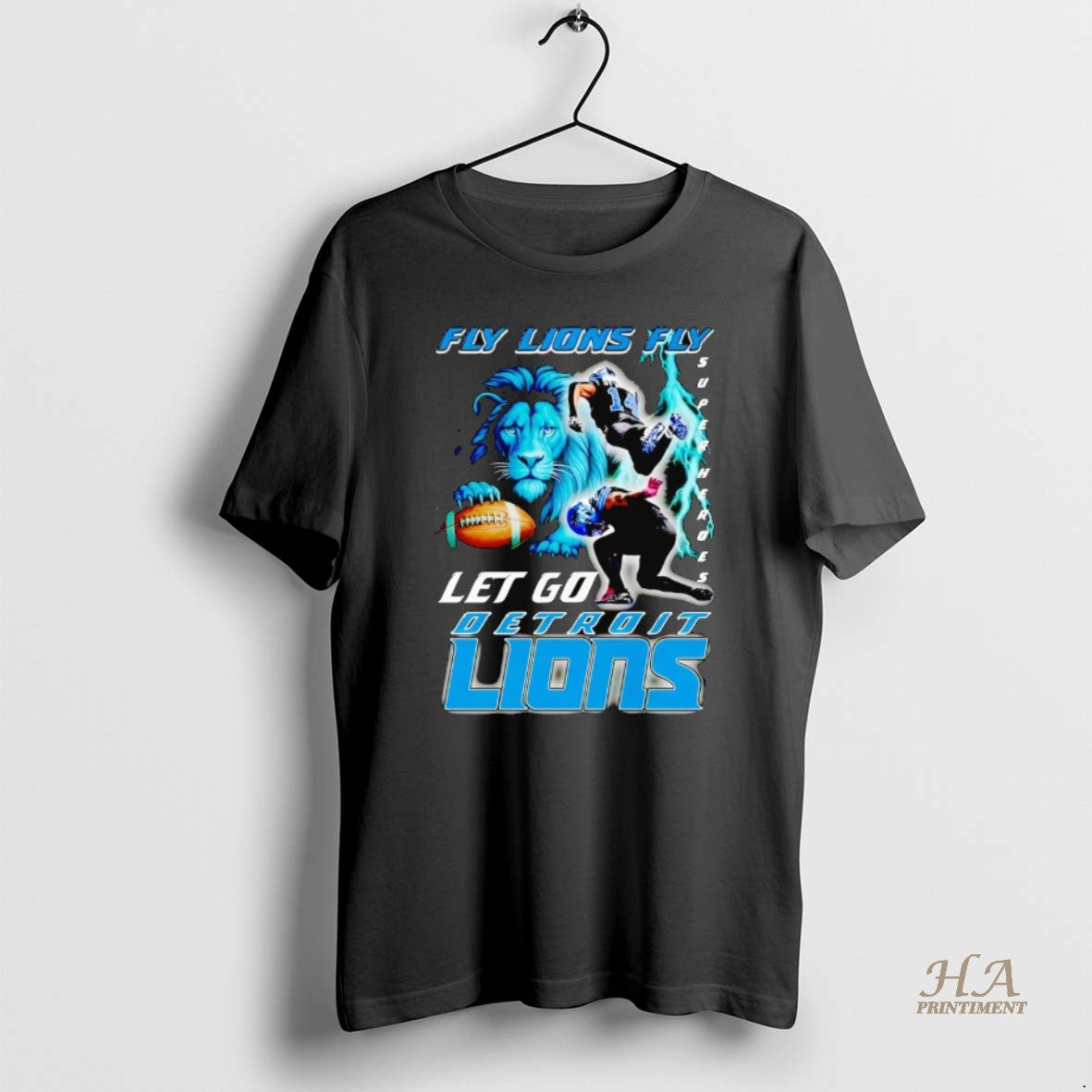 Official Fly Lions Fly Lets Go Detroit Lions Amon Ra St
