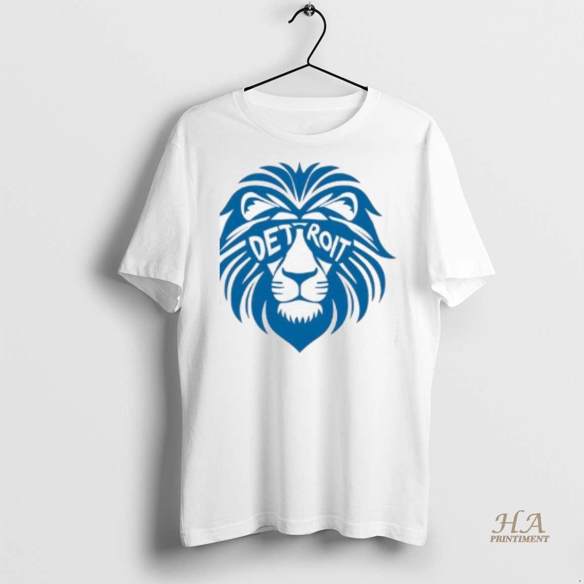 Official Football Lion Head Detroit Shirt