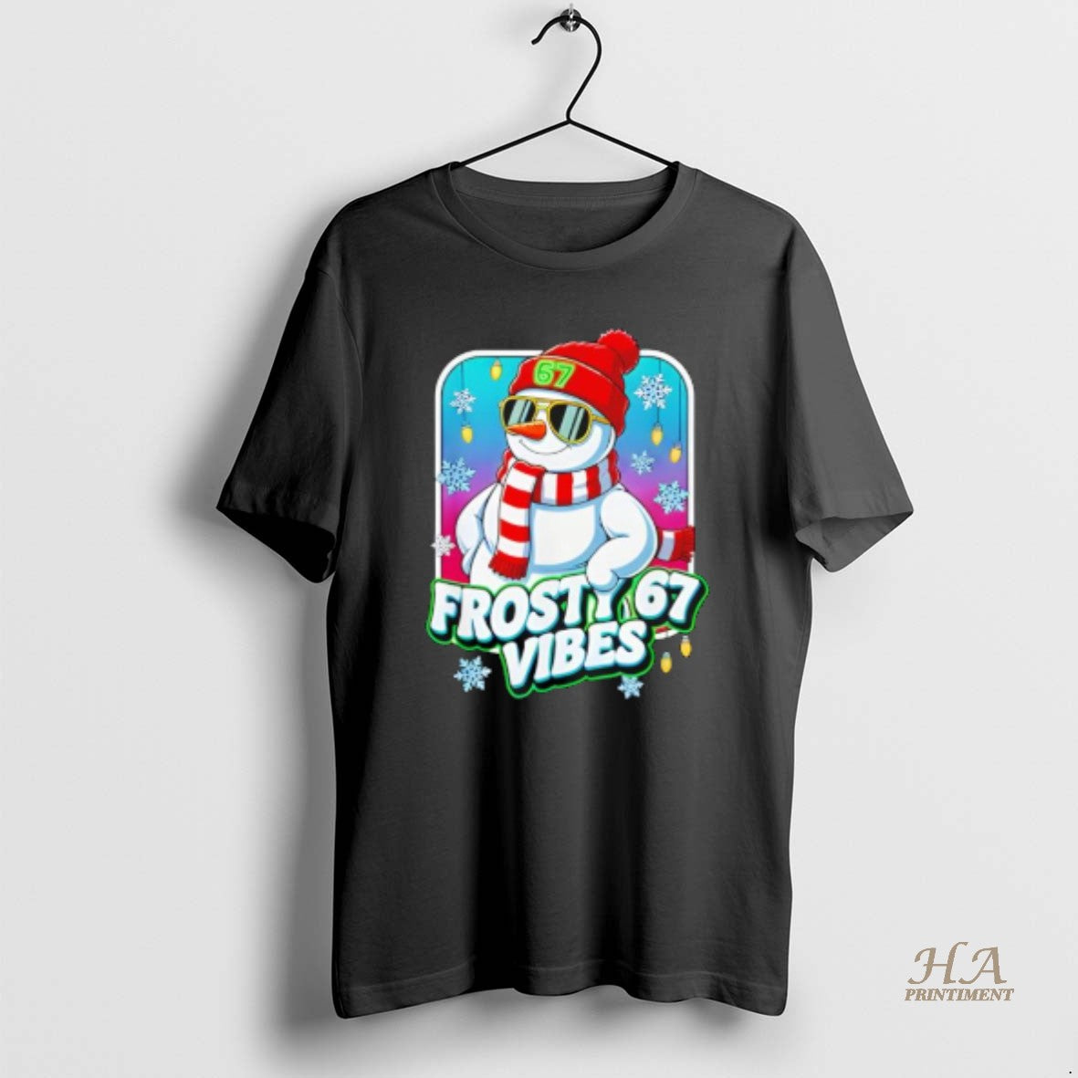 Official Frosty Vibes 67 Snowman Christmas