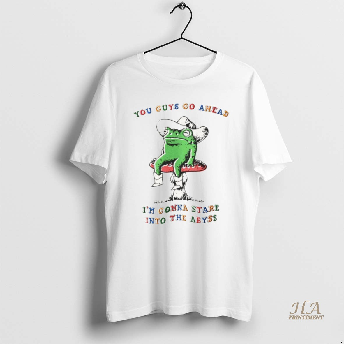 Official Funny Frog You Guys Go Ahead Im Gonna Stare Into The Abyss