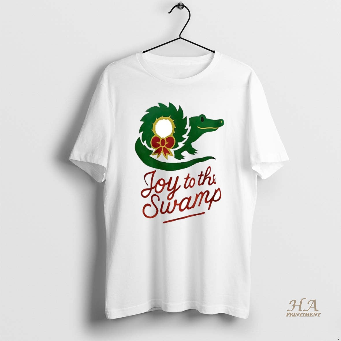 Official Gator Wreath Joy To The Swamp Christmas