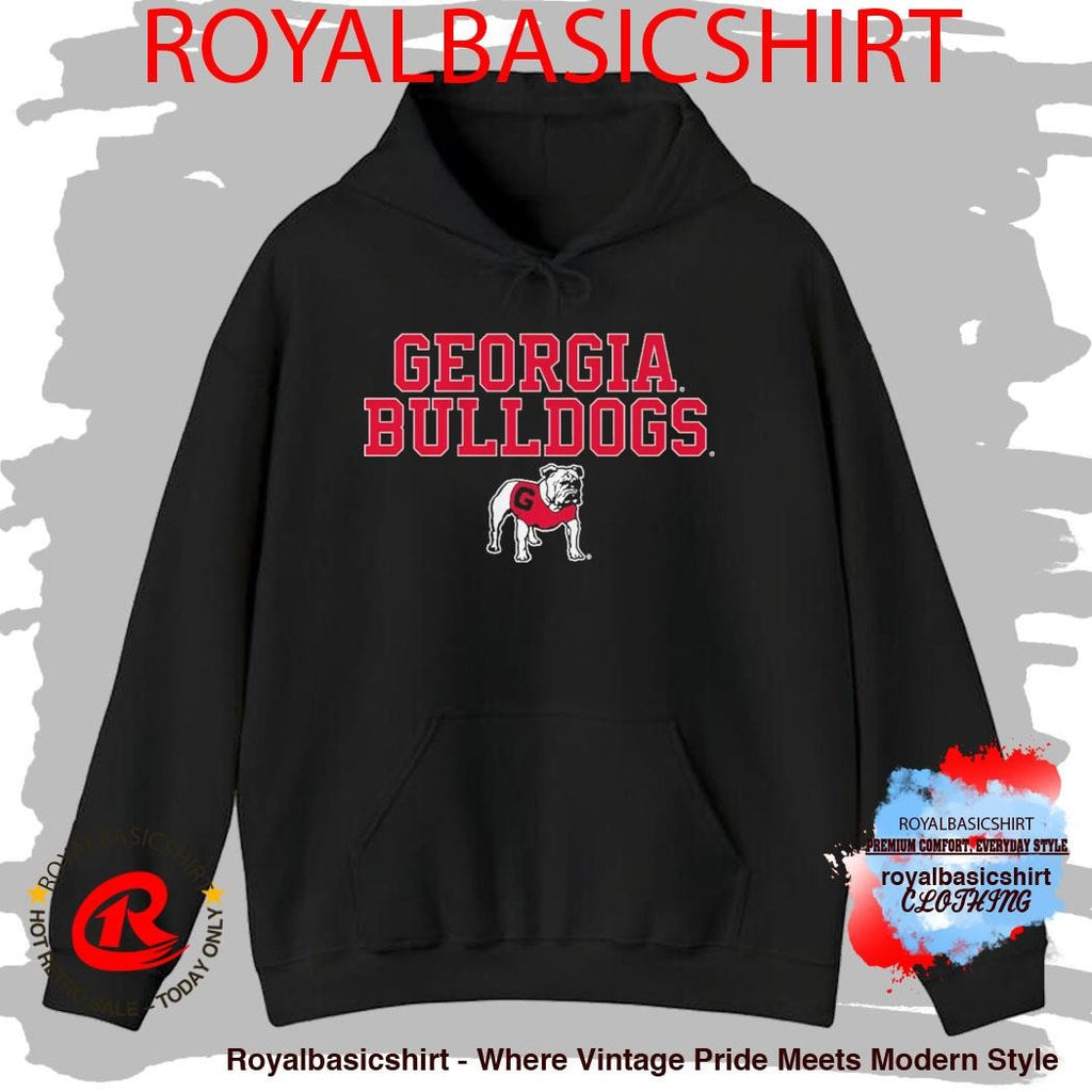 Georgia Bulldogs Text Logo Stack Shirt