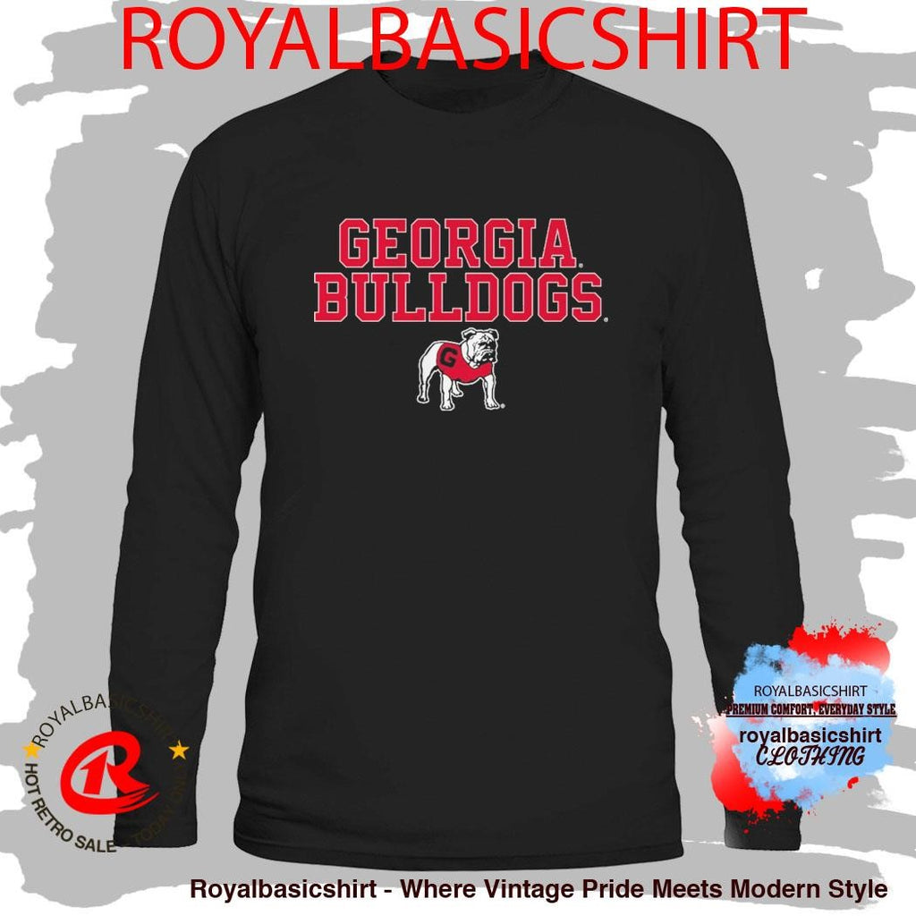 Georgia Bulldogs Text Logo Stack Shirt