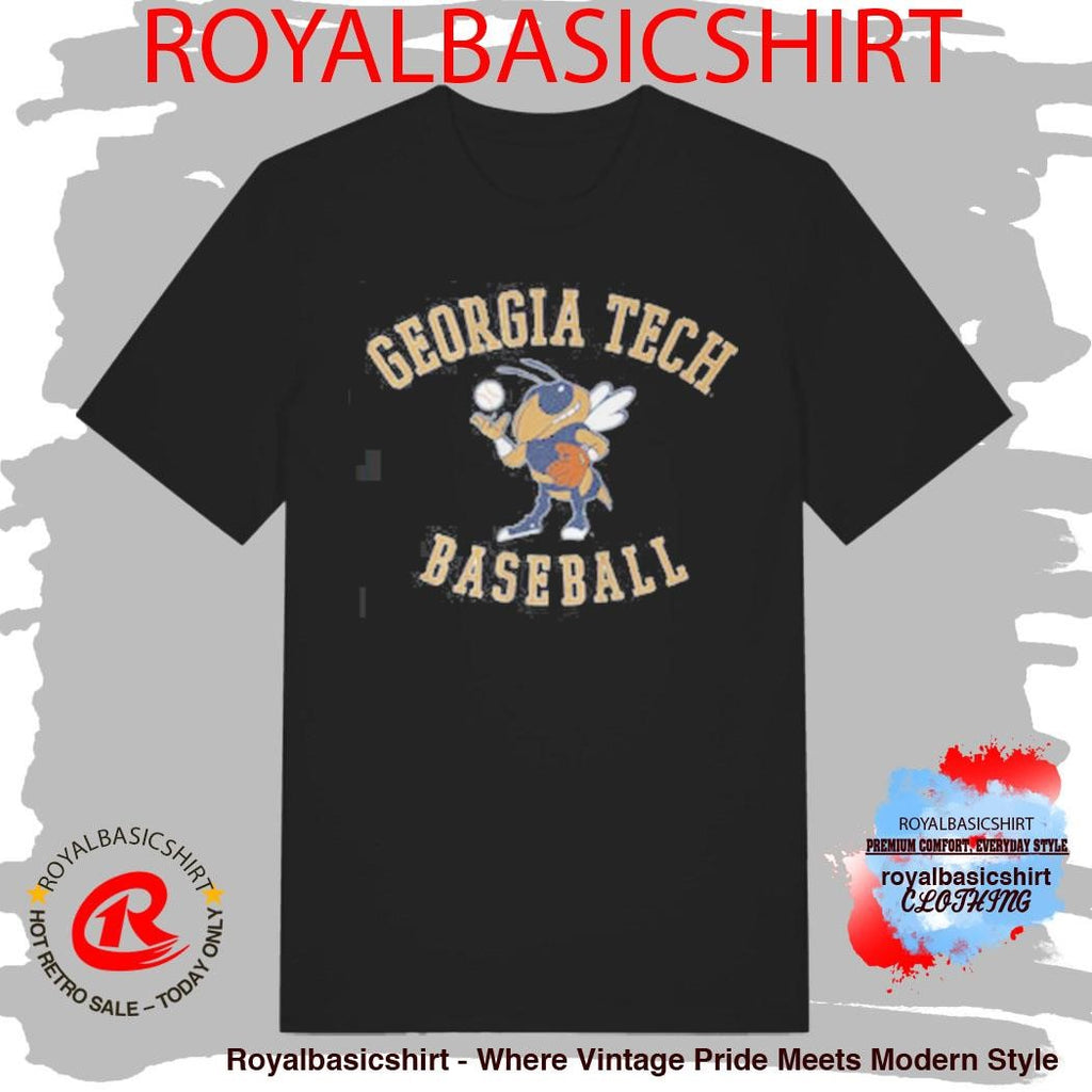 Georgia Tech Baseball Buzz Logo Shirt