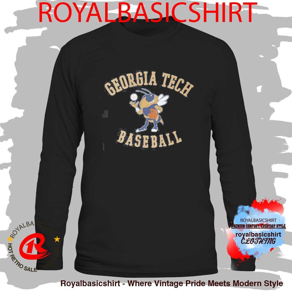 Georgia Tech Baseball Buzz Logo Shirt