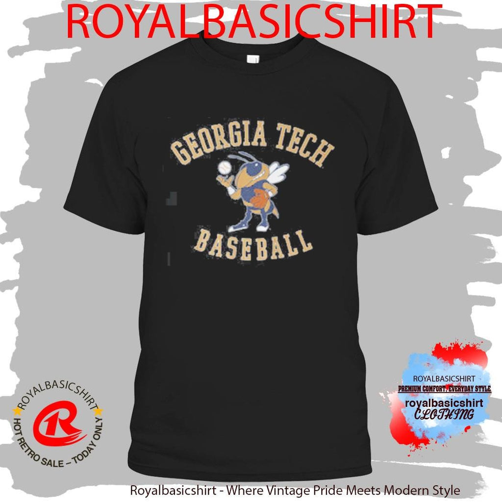 Georgia Tech Baseball Buzz Logo Shirt