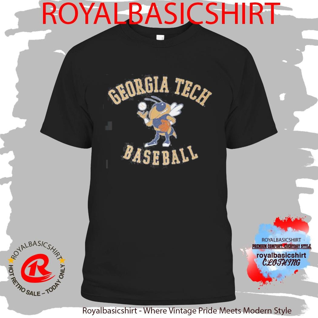 Georgia Tech Baseball Buzz Logo Shirt
