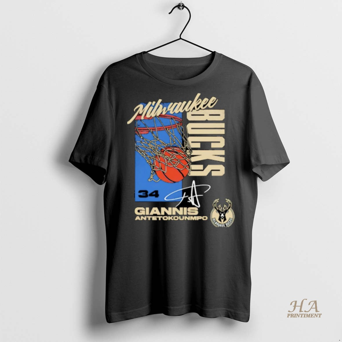 Official Giannis Antetokounmpo Milwaukee Bucks All Net Signature Christmas Shirt