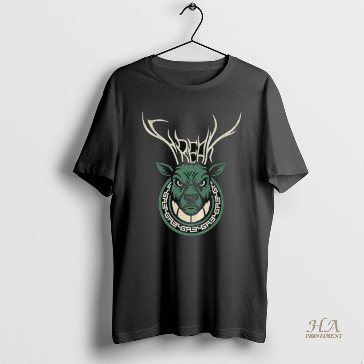Official Giannis Antetokounmpo Milwaukee Bucks Deer Freak Logo