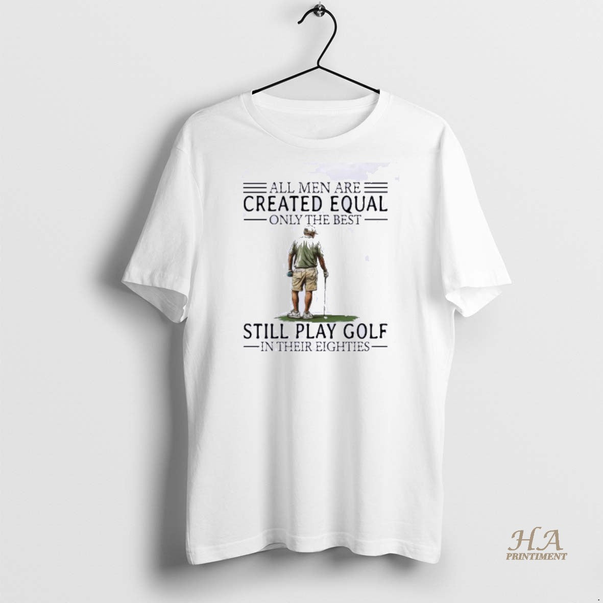 Official Golf Created Equal Eighties Shirt