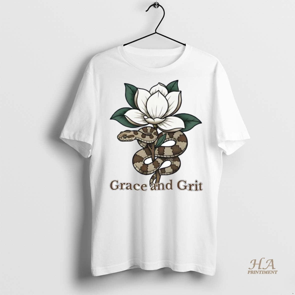 Official Graine A Voler Snake Grace And Grit Shirt