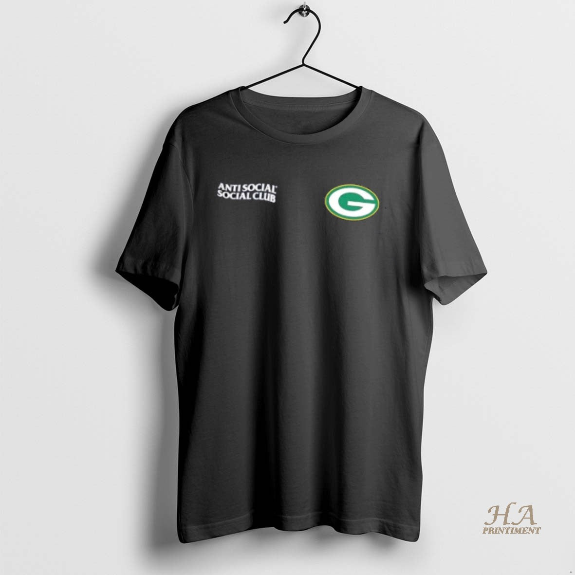 Official Green Bay Packers Anti Social Social Club Shirt