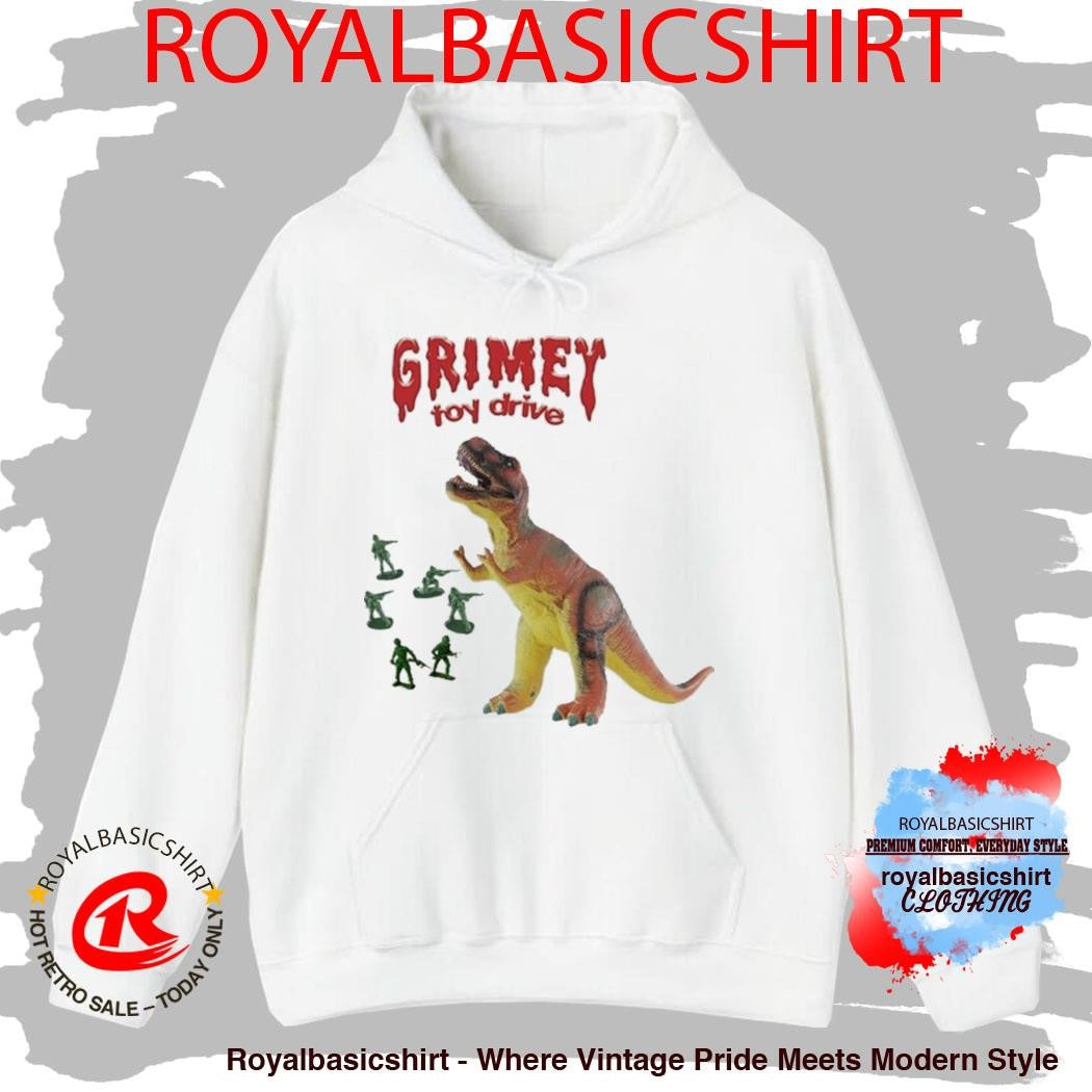 Grimey Toy Drive Dinosaur Shirt