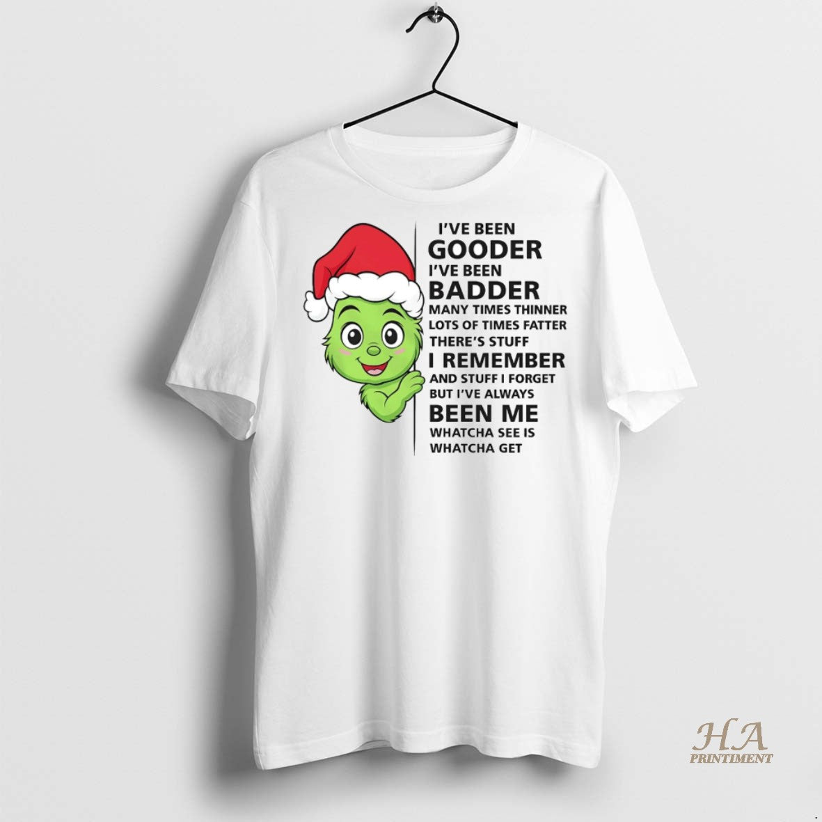 Official Grinch Ive Been Gooder Ive Been Badder Christmas Shirt