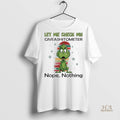 Official Grinch Let Me Check My Giveashitometer Nope Nothing Shirt