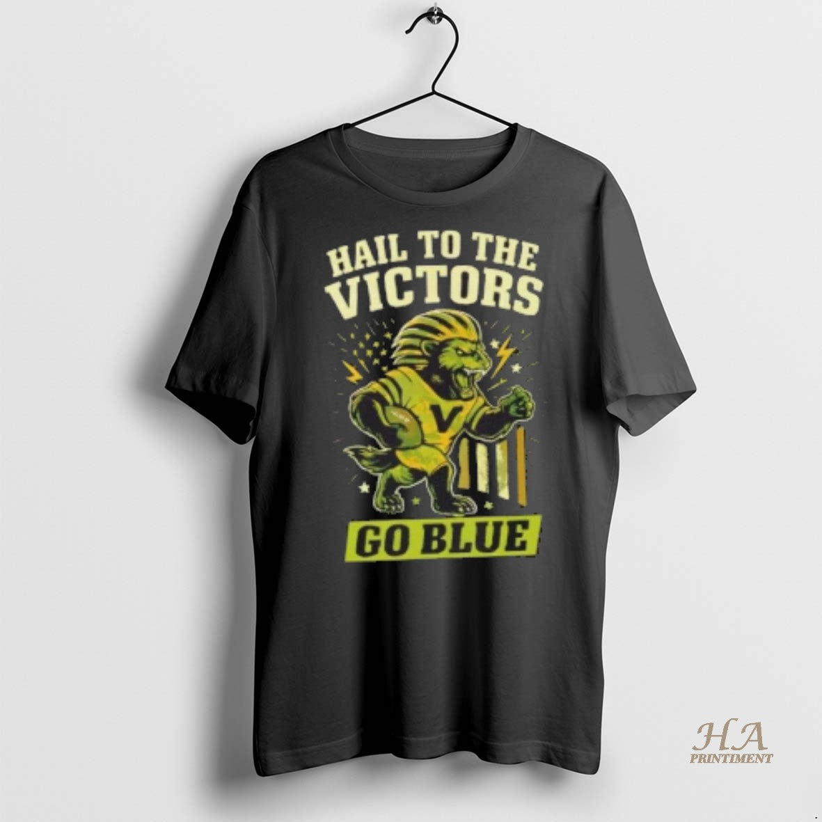 Official Hail To The Victors Go Blue Salute To Service Michigan Football Shirt