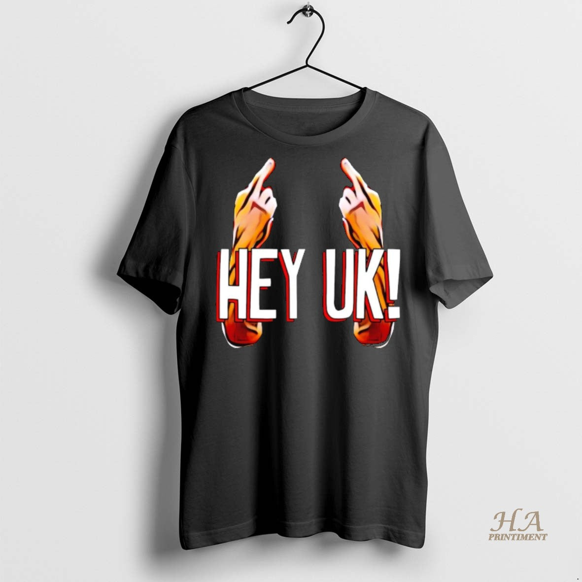 Official Hey Uk Middle Finger Shirt