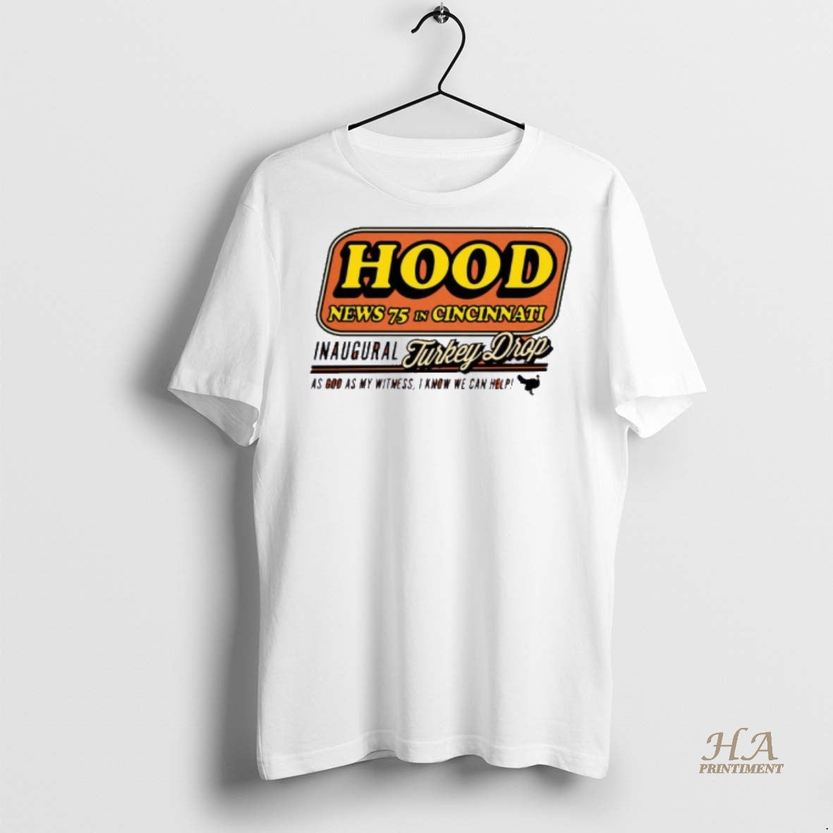 Official Hood News 75 Inaugural Turkey Drop Shirt
