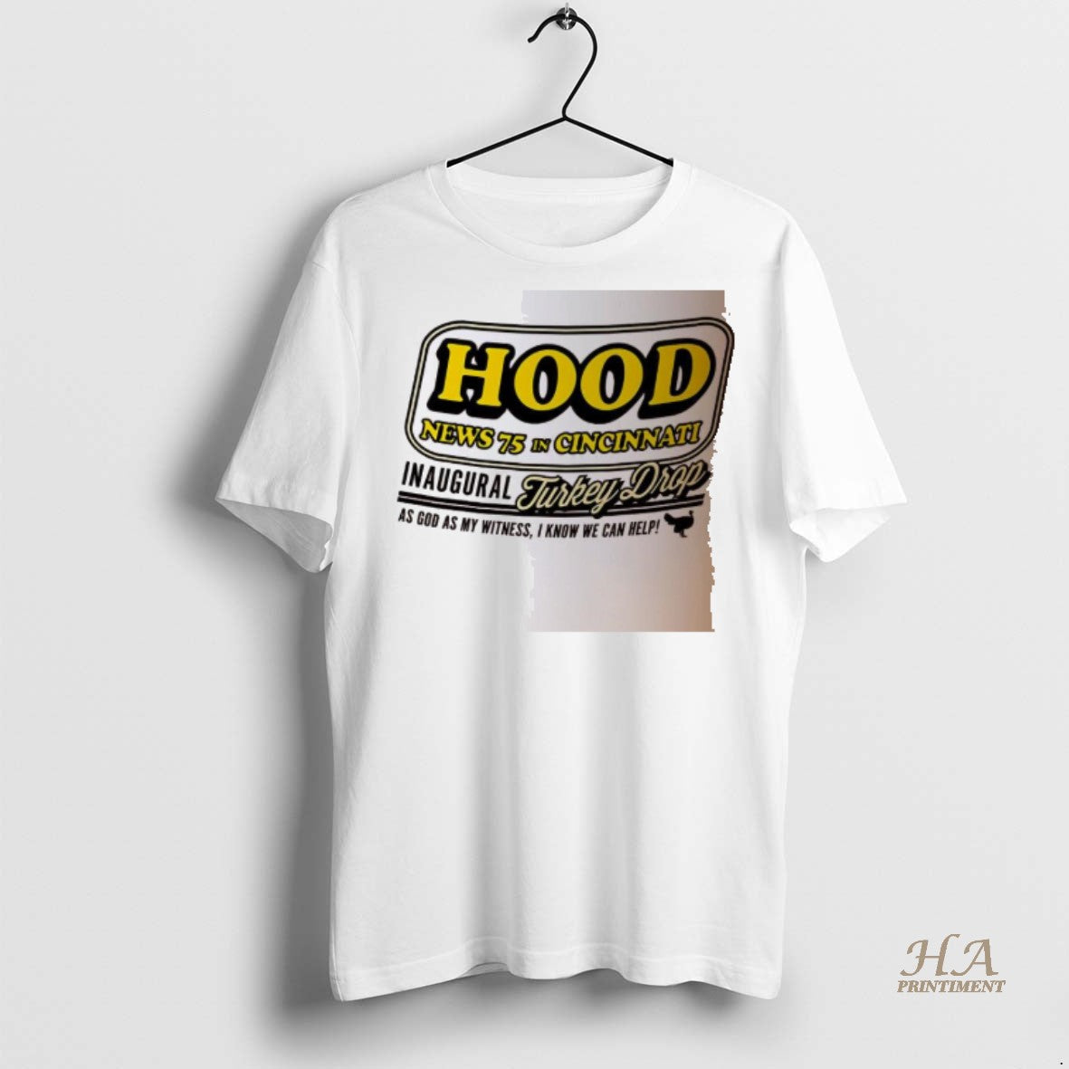 Official Hood News 75 In Cincinnati Inaugural Turkey Drop Shirt