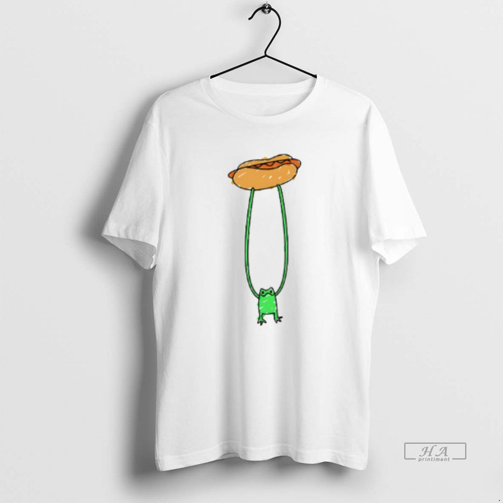 Official Hot Dog Frog Funny