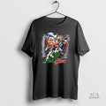 Official Houston Texans Nick Chubb And Joe Mixon Retro Cartoon