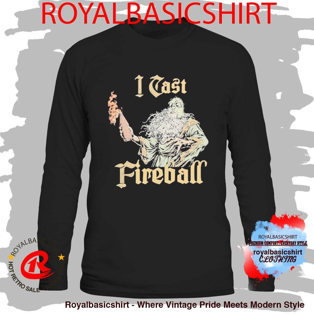I Cast Fireball Threat Llama Shirt