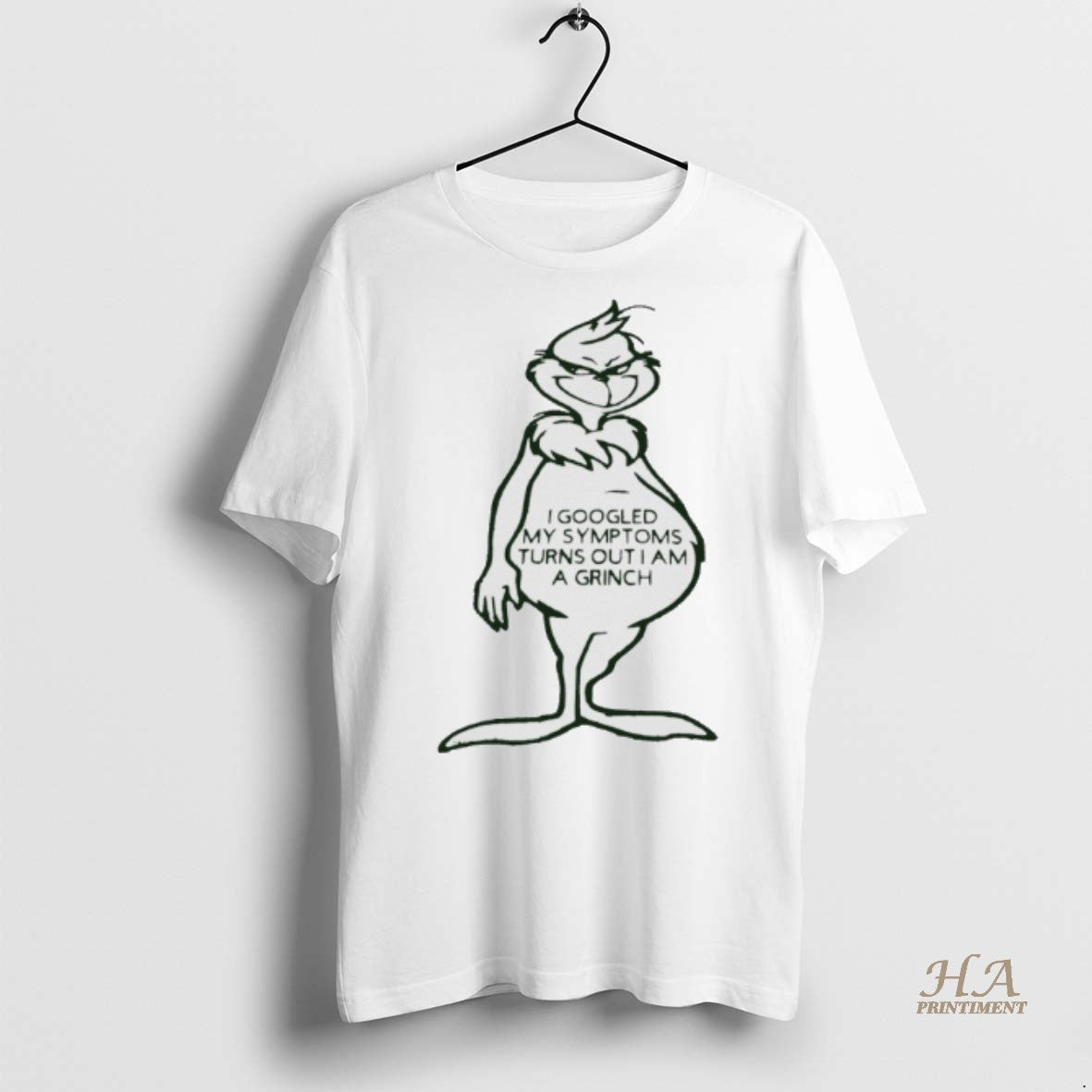 Official I Googled My Symptoms Turns Out I Am A Grinch Shirt