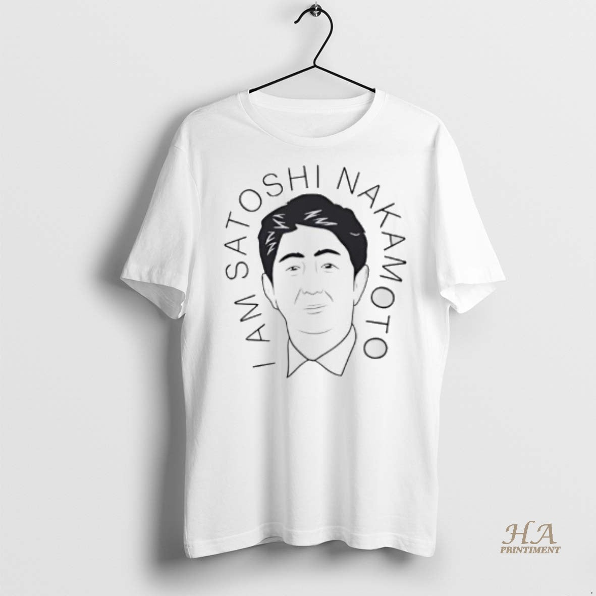 Official I Am Satoshi Nakamoto Face Vintage Shirt