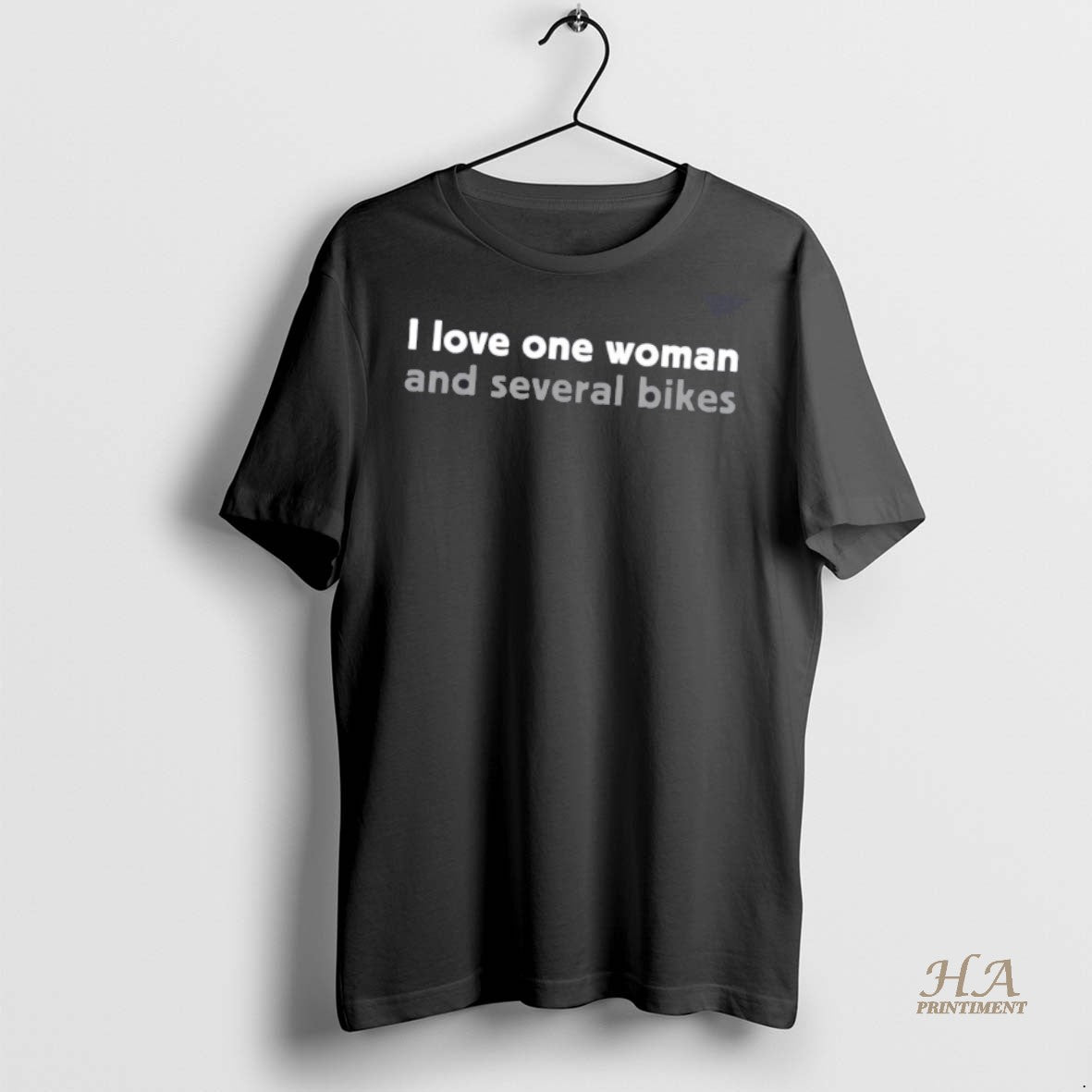 Official I Love One Woman And Several Bikes Shirt