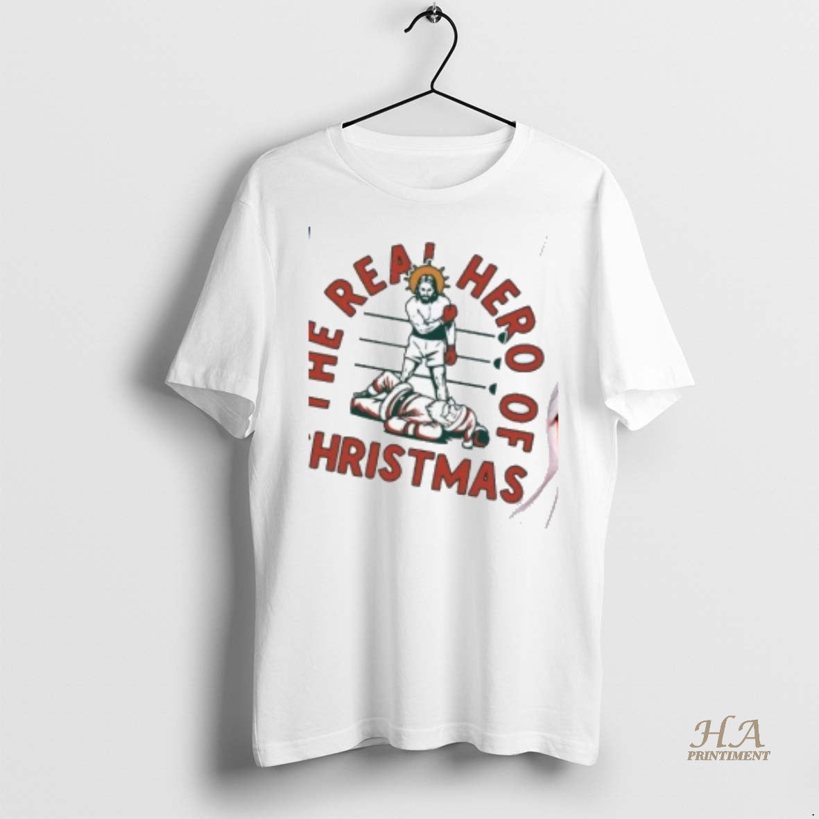 Official Jesus The Real Hero Of Christmas Shirt