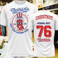 Joey Chestnut 17th Nathan Famous Hot Dog Jersey 2025 Shirt