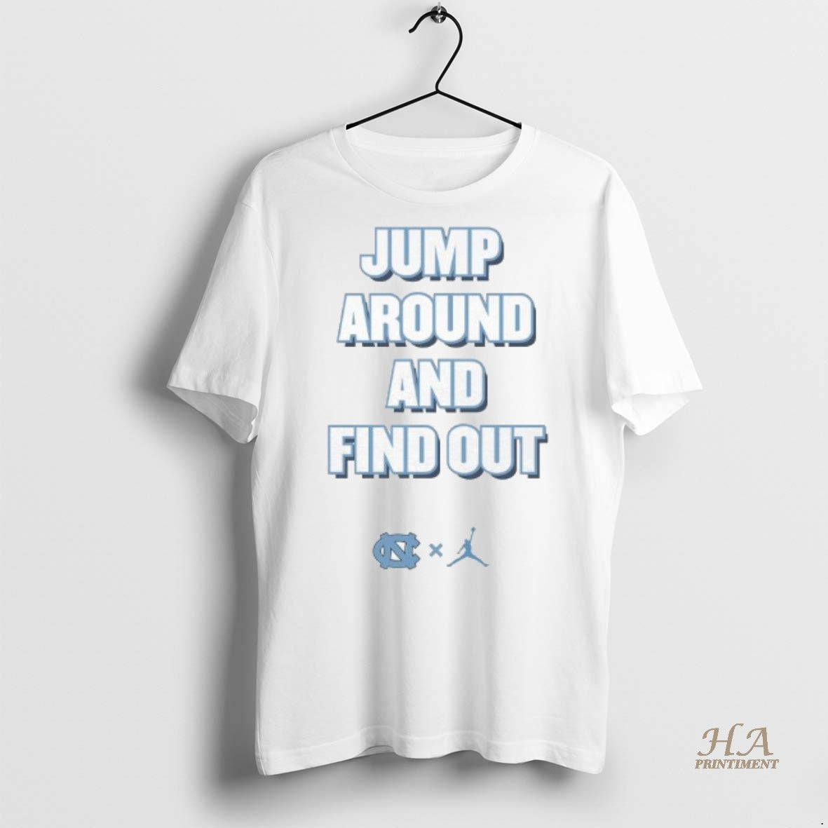 Official Jump Around And Find Out University Of North Carolina Unc And Jumpman Logo