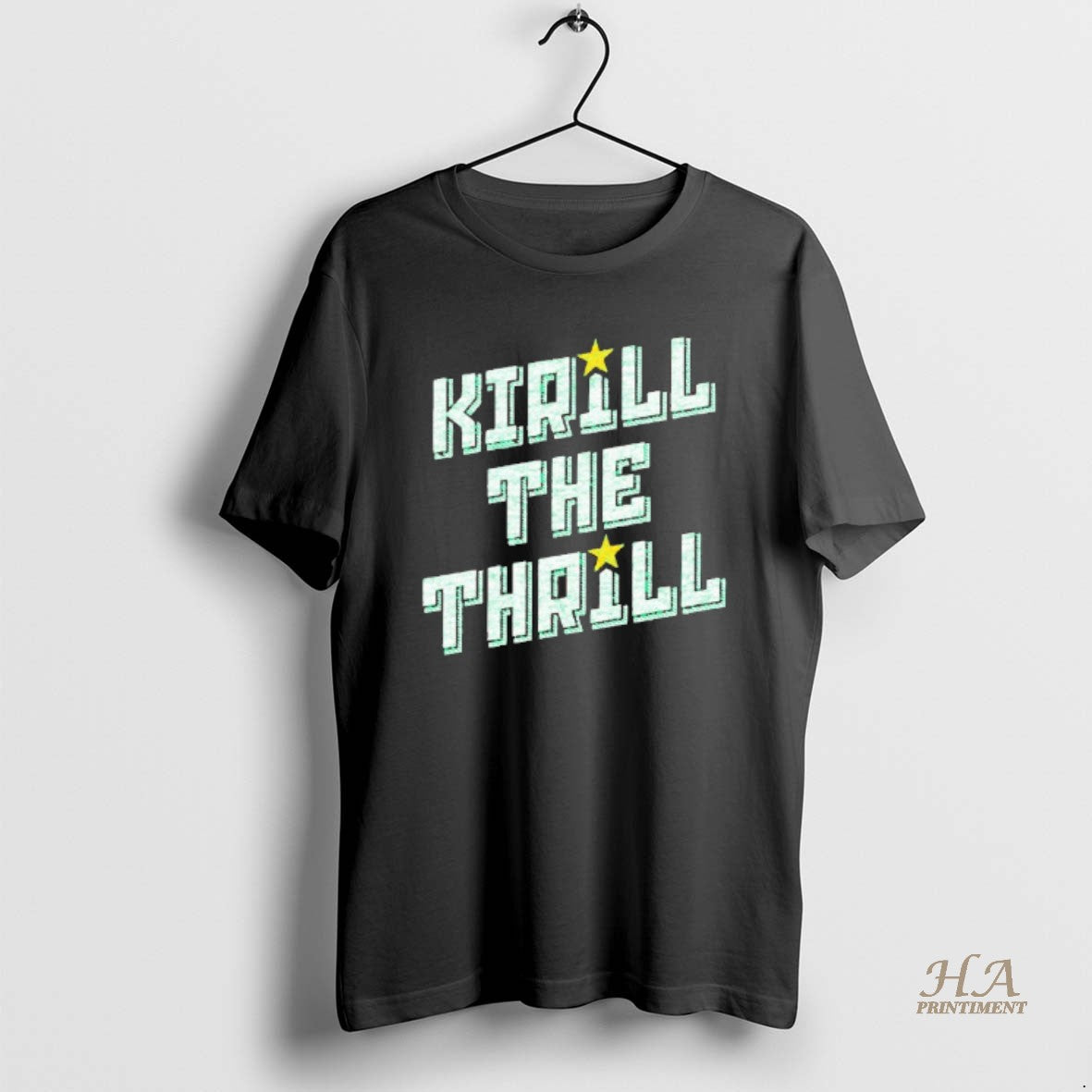 Official Kirill The Thrill Kirill Kaprizov Minnesota Wild Blackshirt